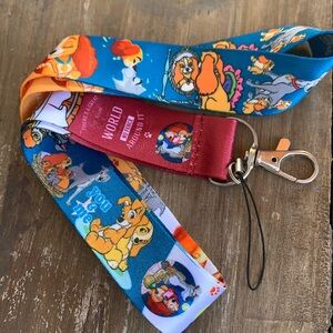 Disney Lady & Tramp Lanyard Keychain